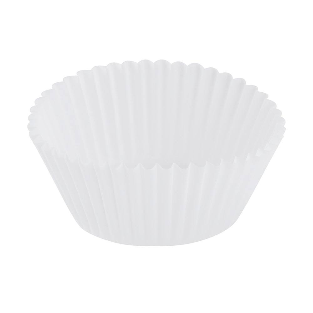 Fluted Bake Cups, White, 500/Pack H937