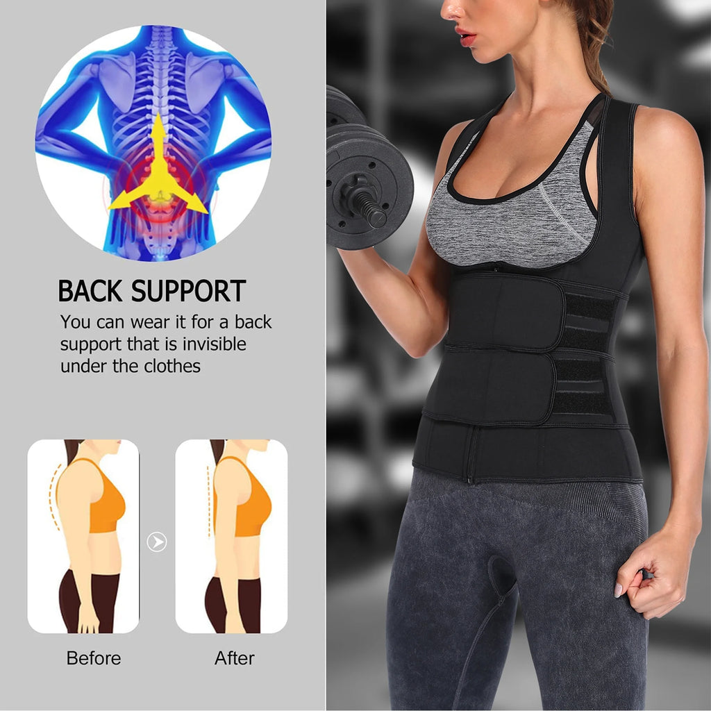 Neoprene Waist Trainer Shapewear Vest Belt P976138