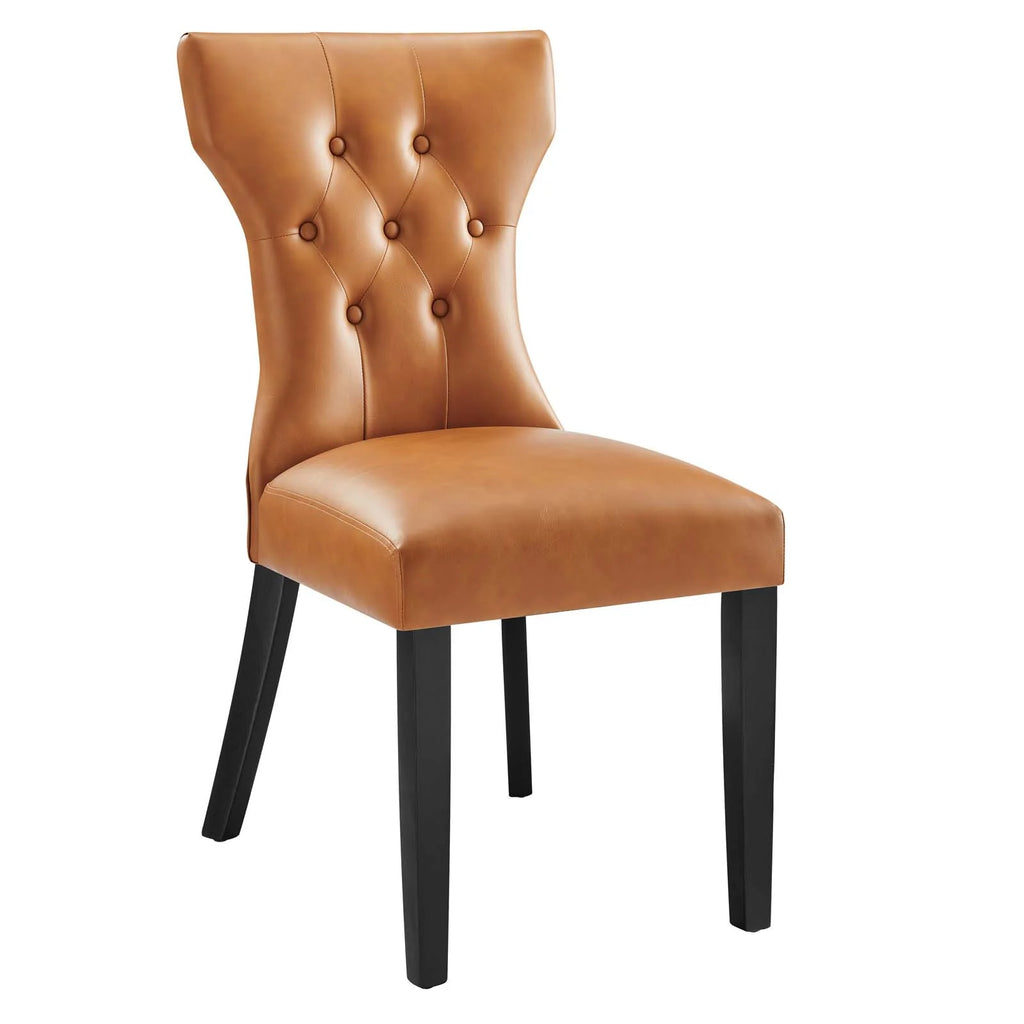 Tan Vinyl Side Chair X76681