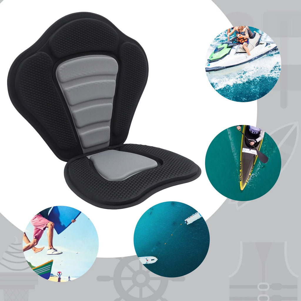 Adjustable Padded Kayak Seat with Storage Bag Q33803