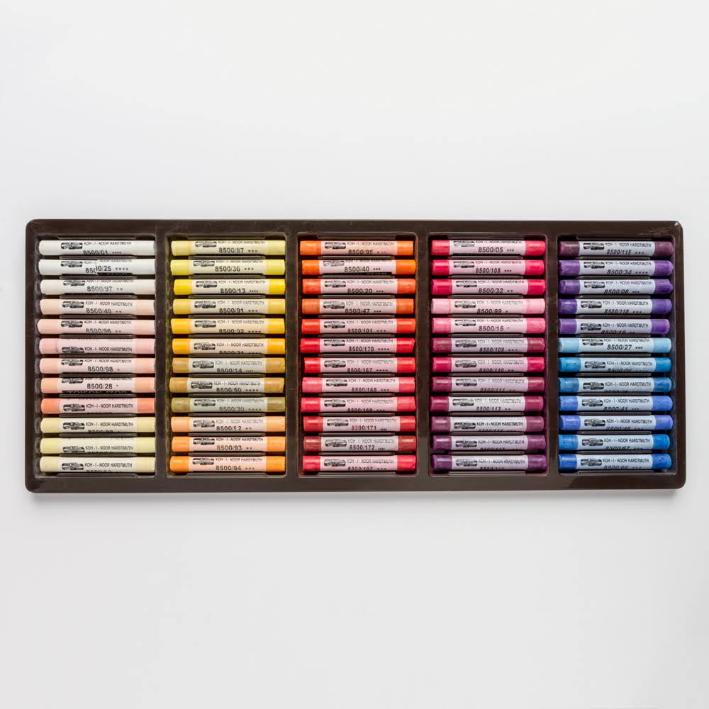 Soft Pastels Set of 120 Wooden Case Y7659
