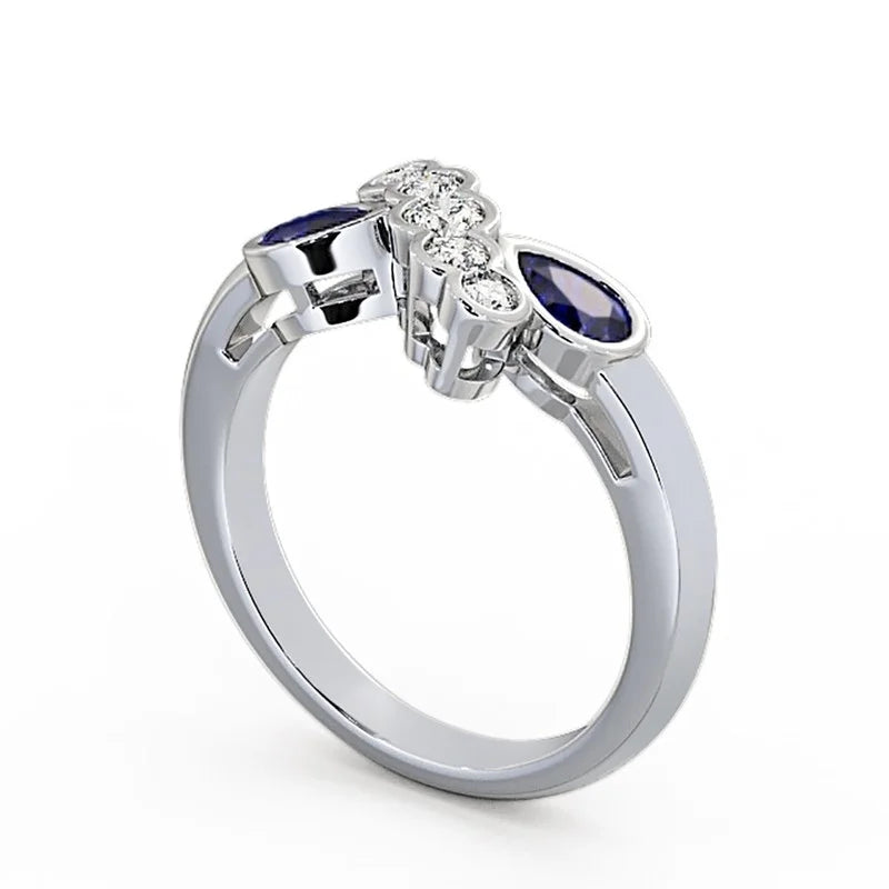 14K White Gold Eternity Band Size 11.5 N74142
