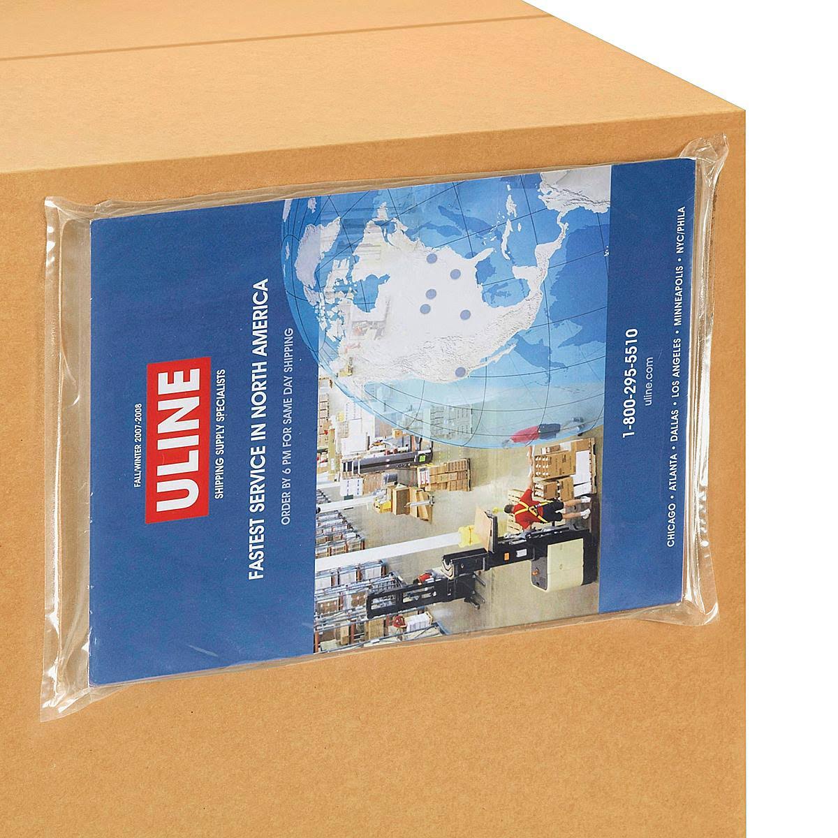 Clear Front/Back Packing List Envelopes - 9 1/2 x 12x22 - Carton of 500 R42654