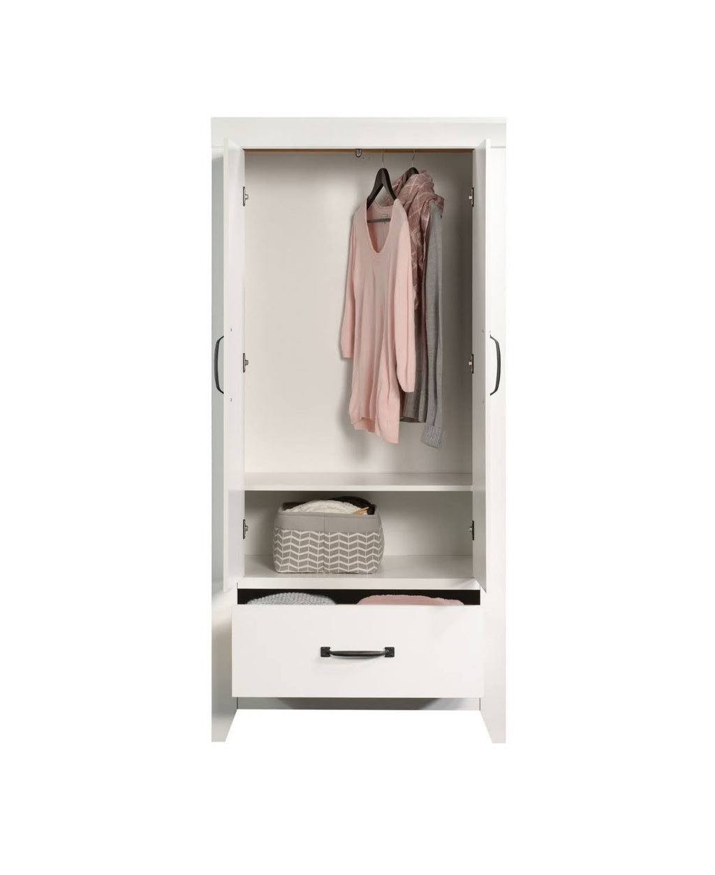 Soft White Storage Wardrobe R618407