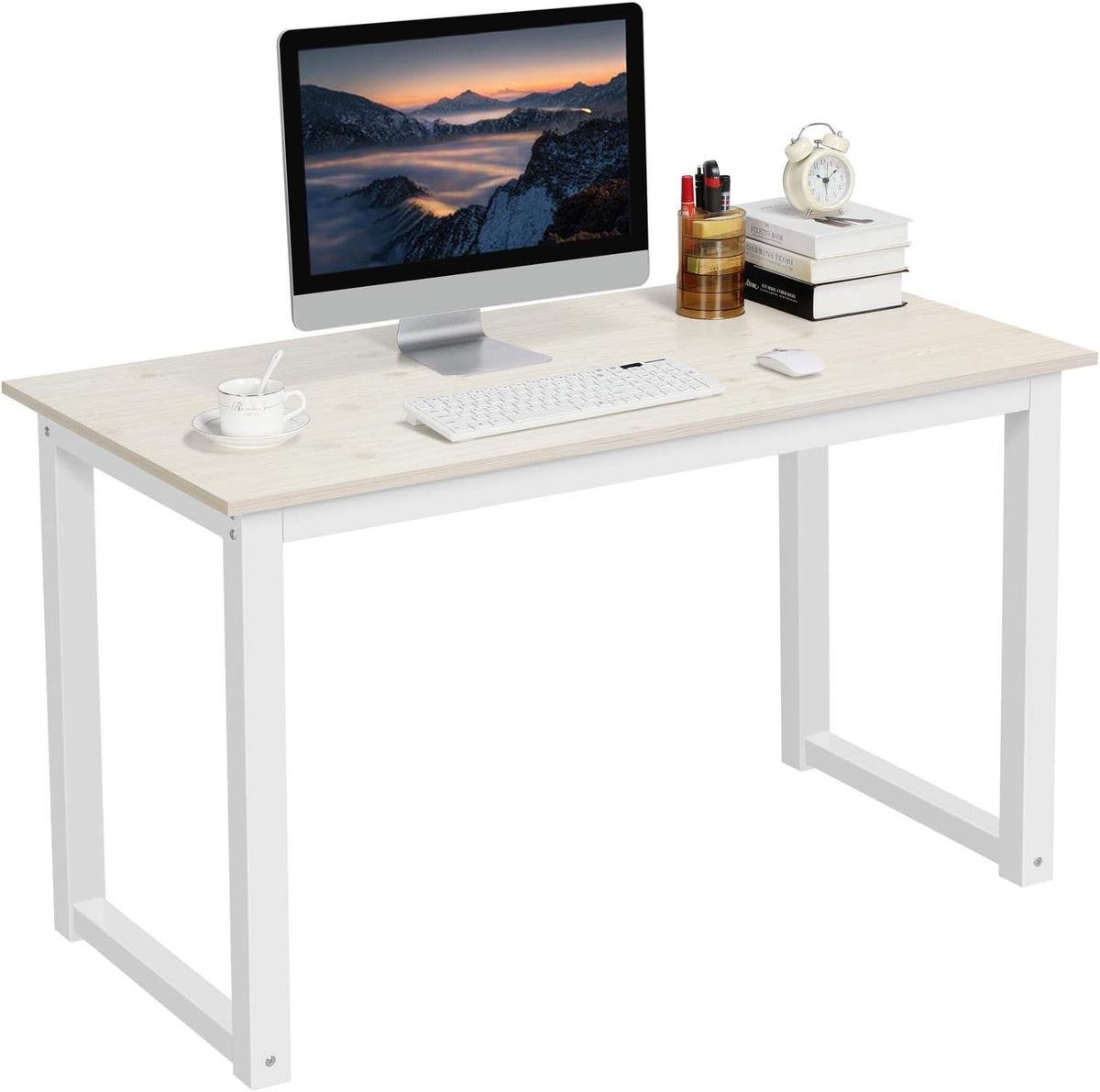 White Computer Desk for Home Office C397