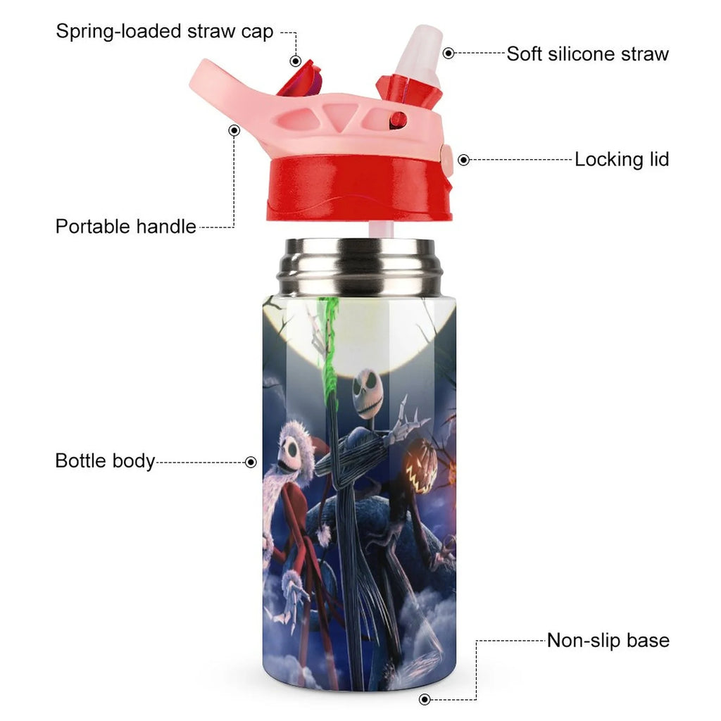 Insulated Stainless Steel Water Bottle With Straw G998