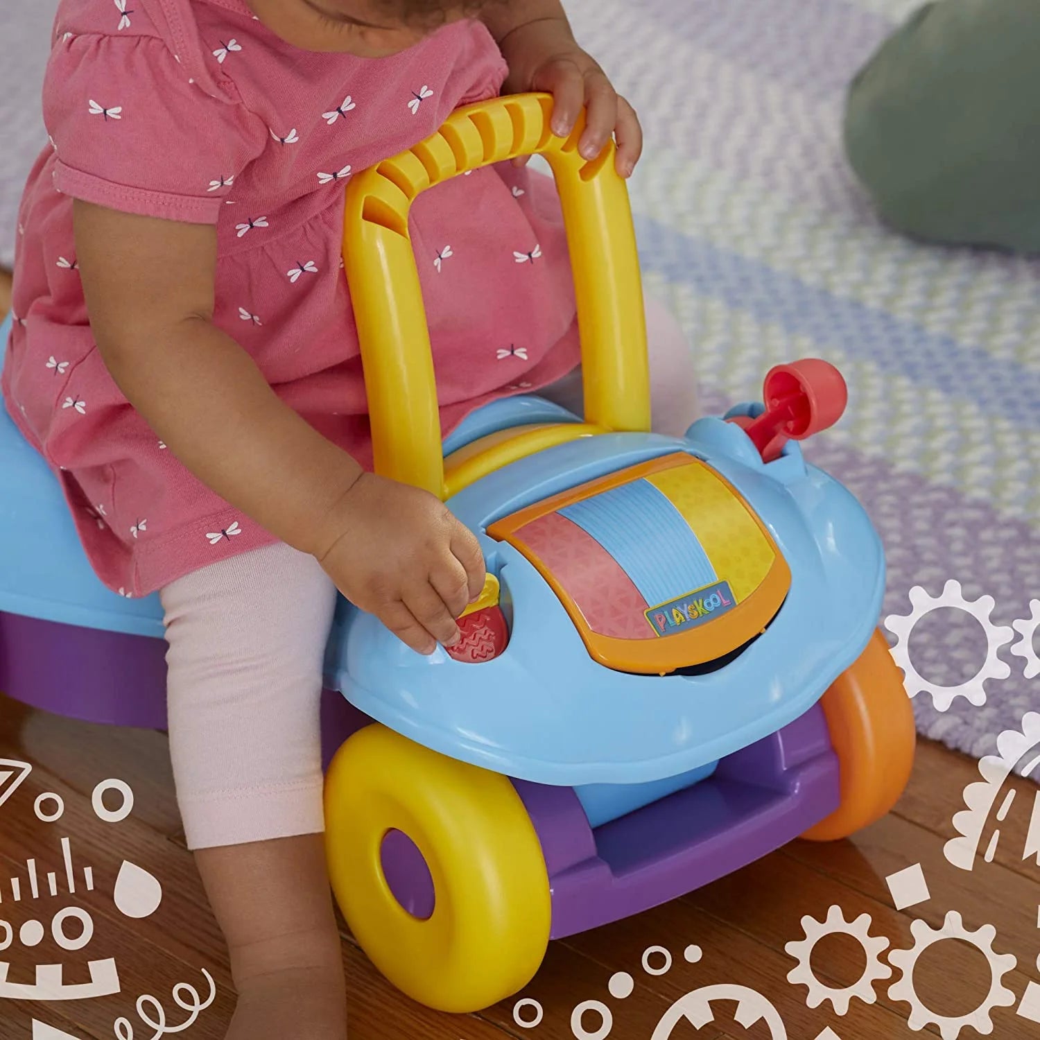 2-in-1 Ride-On Walker Toy M970