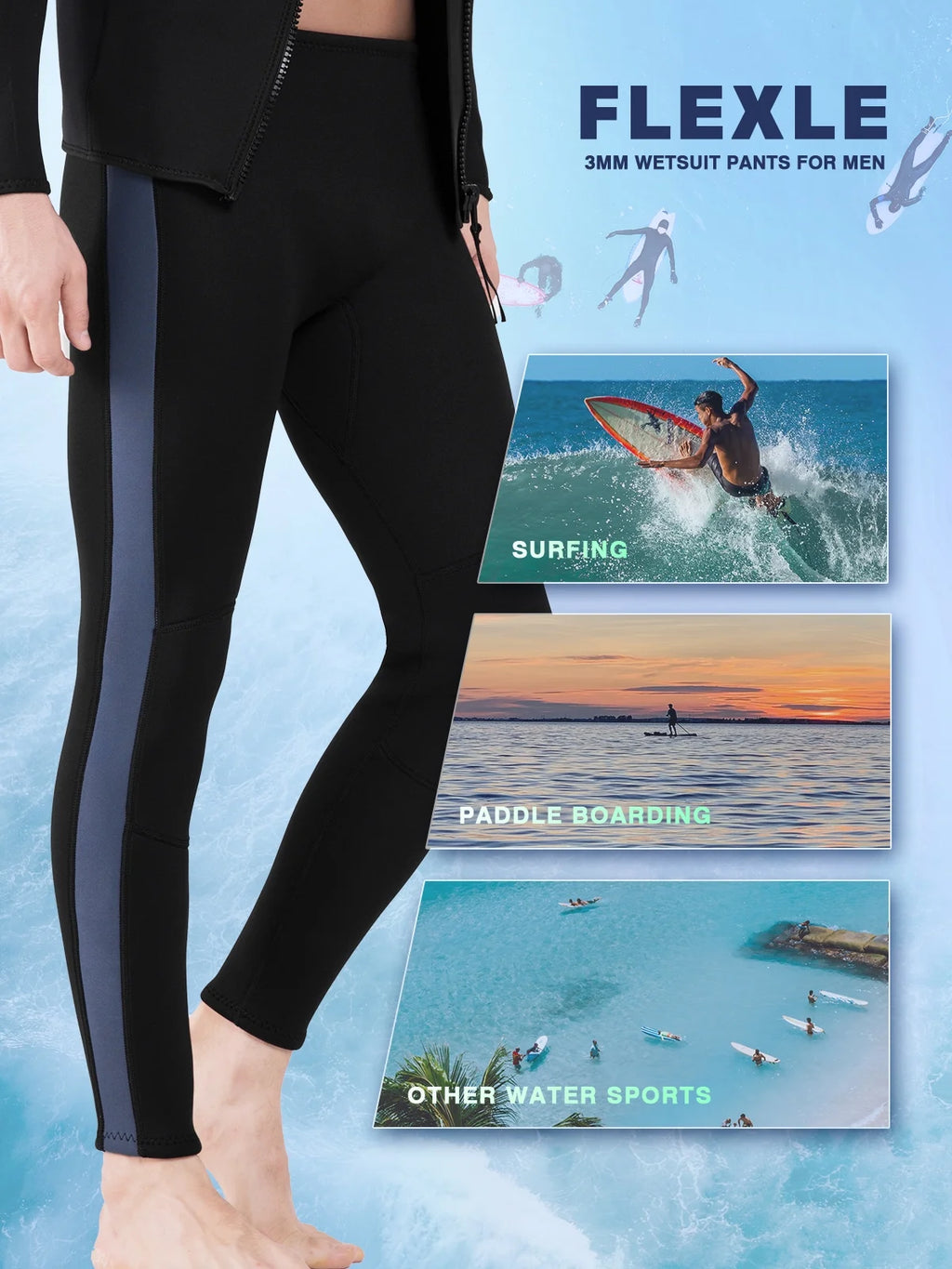 3mm Neoprene Wetsuit Pants Z85093