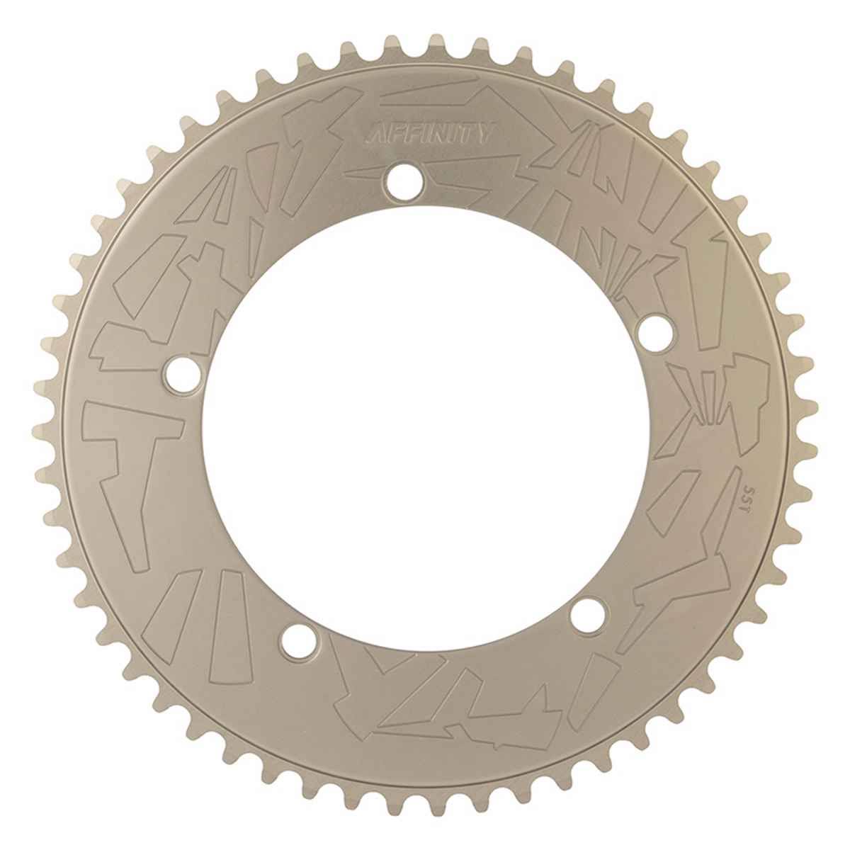 144mm 55T Hard Anodized Gray Track Chainring C5780
