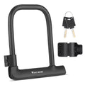 U-Lock Heavy Duty Bike Lock with 2 Keys & Lock Holder W57899