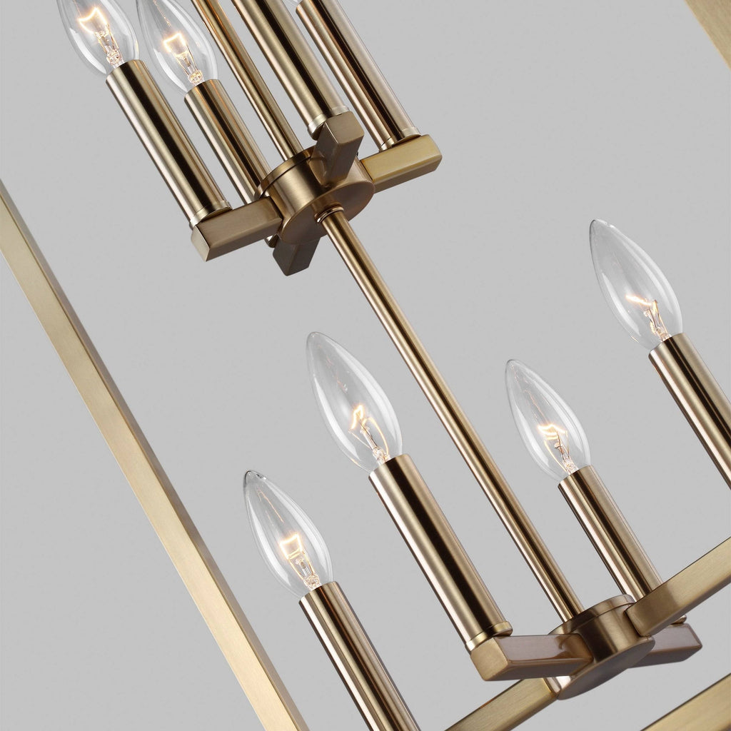 Satin Bronze 8-Light Hall/Foyer Light X3286