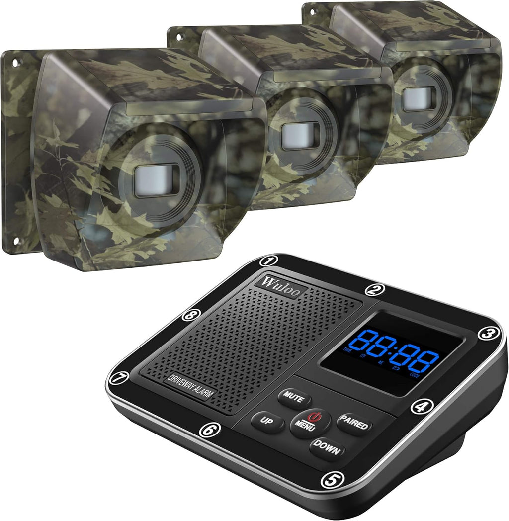 1800 Ft Wireless Outdoor Motion Sensor Driveway Alarm System N545