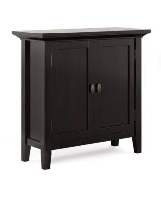 Solid Wood Low Storage Cabinet in Light Golden Brown D53508