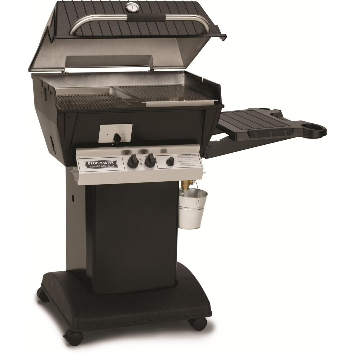 Propane Slow Cooker Package with SS Grids & Black Cart Base K56565