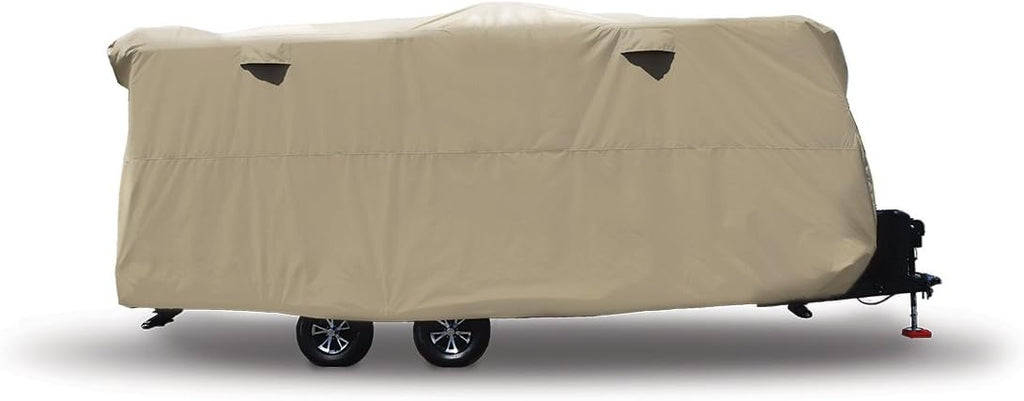 Tan Travel Trailer RV Cover I1821