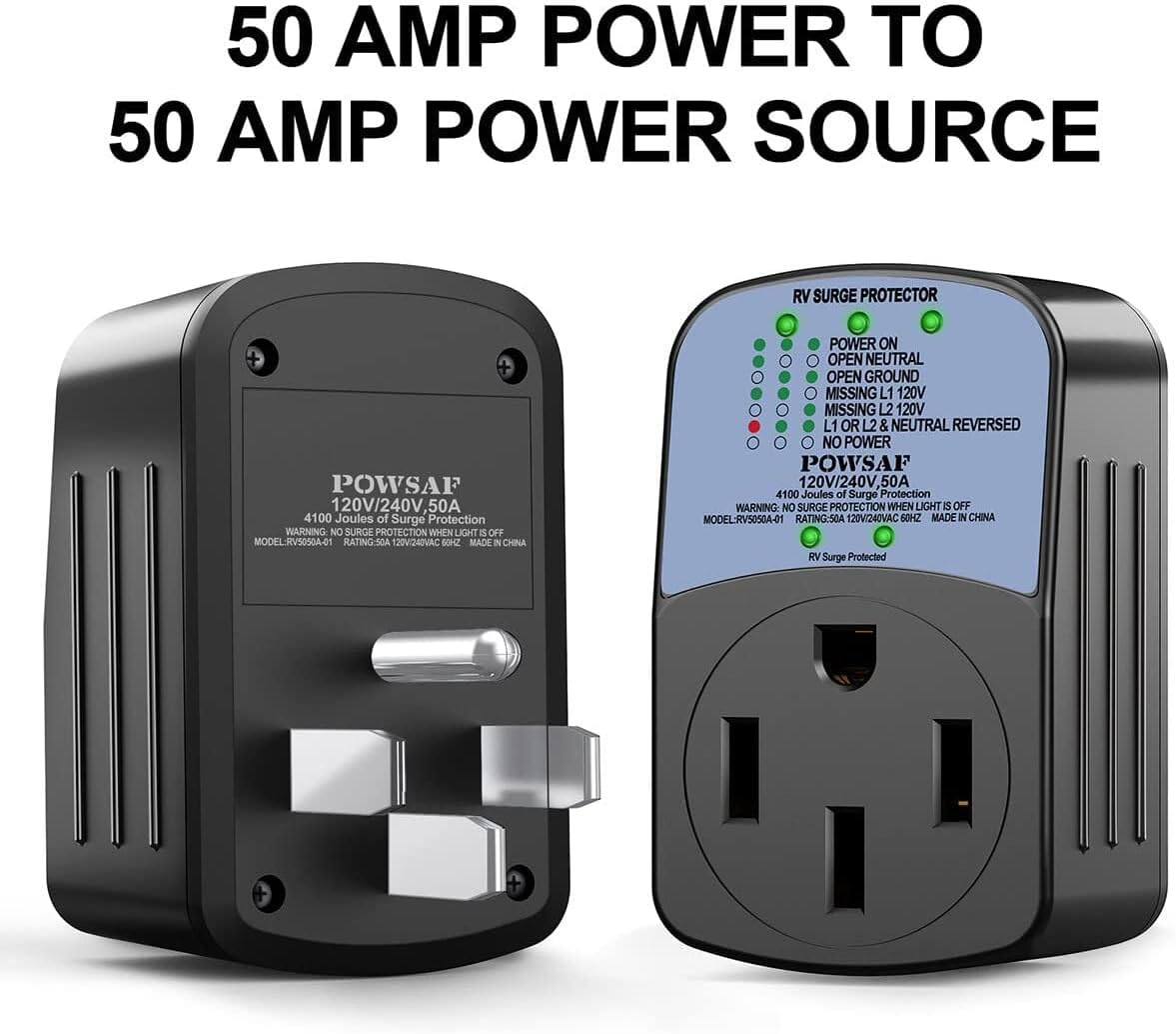 50 Amp RV Surge Protector, 4100 Joules, Pack of 2 M39941