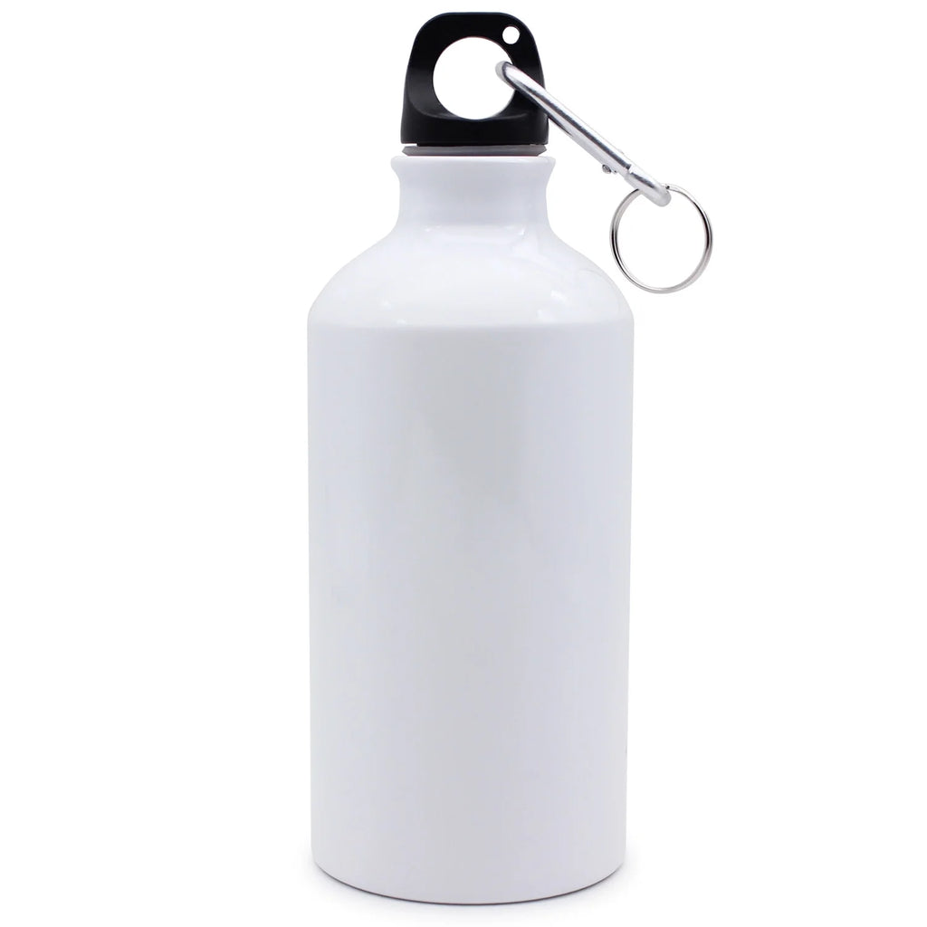 60pcs White Aluminum Sports Bottle 500ml with Individual Box Z58285