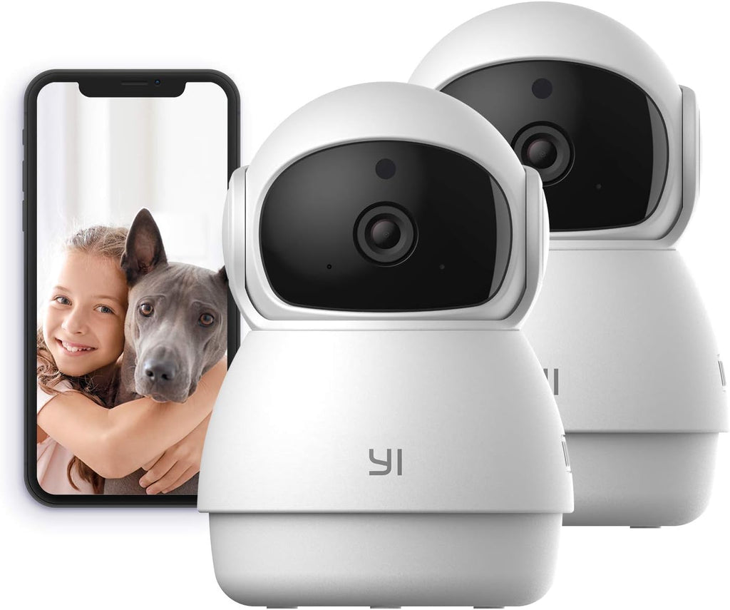 2pc Pack of 2 Pan-Tilt Security Camera with Night Vision N4558