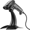 Wireless 2D QR Barcode Scanner with Stand, 3-in-1 Bluetooth & 2.4G & USB Wired Handheld Barcode Reader, Pack of 2 M97102