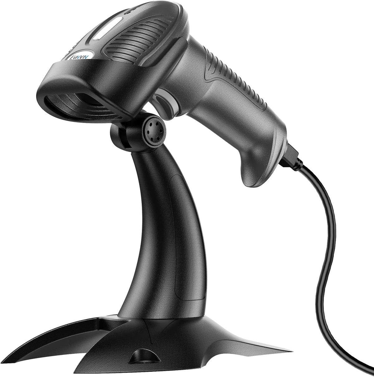 Wireless 2D QR Barcode Scanner with Stand, 3-in-1 Bluetooth & 2.4G & USB Wired Handheld Barcode Reader, Pack of 2 M97102