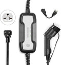 EV Charger Level 1/2 Switchable Current 10/16A NEMA 6-20 Plug with NEMA 5-15P Adapter 110V-240V Electric Car Charger S8766