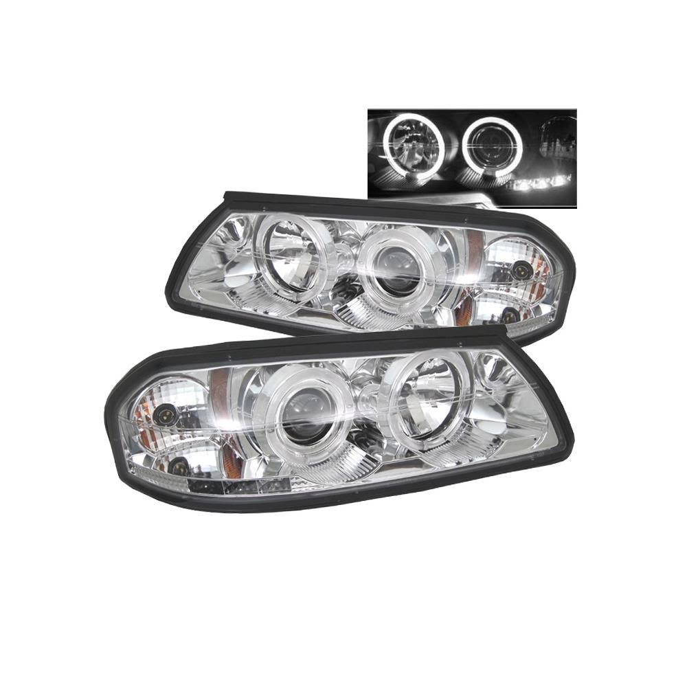 Chrome Halo LED Projector Headlights M70329