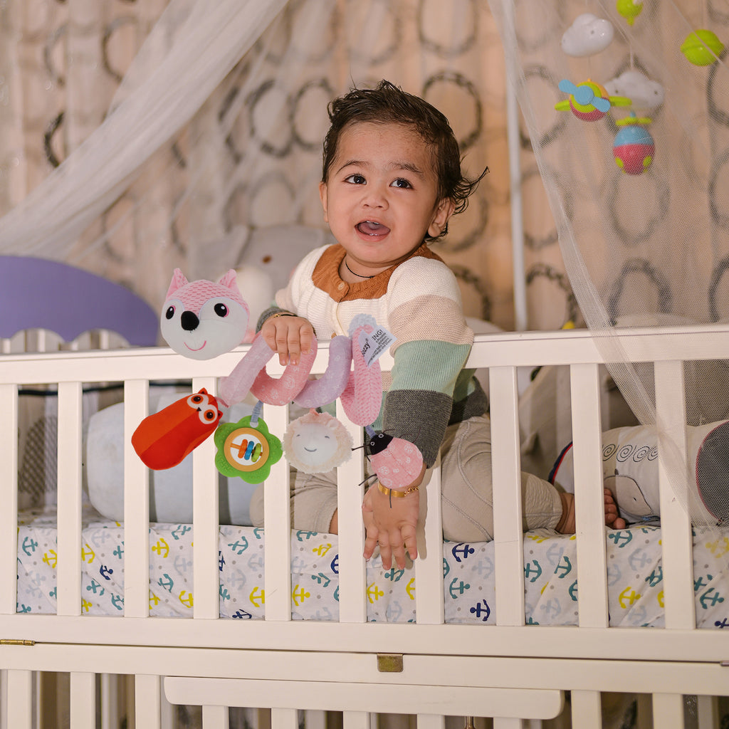 Fox Plush Hanging Stroller Toy M153
