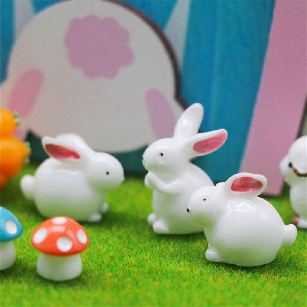 Dollhouse Miniature Easter Rabbit Garden Chick Door I766