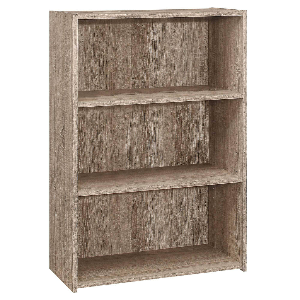 Dark Taupe 3 Shelves Bookcase I3944