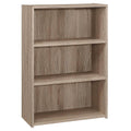 Dark Taupe 3 Shelves Bookcase I3944