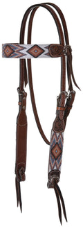 Aztec Beaded Browband Headstall D515393