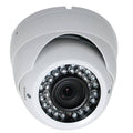White Wired Indoor/Outdoor Night Vision Vandal Proof Dome Surveillance Camera J243