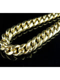 10K Yellow Gold Miami Cuban Link Chain with Box Clasp D64622
