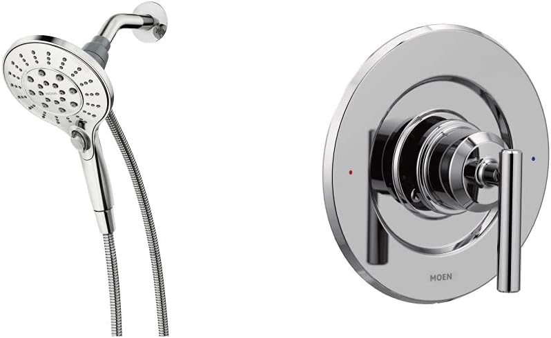 Chrome Six-Function 5.5-Inch Handheld Showerhead with Magnetic Docking System F2128