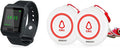 Wireless Caregiver Pager System with 1 Mobile Receiver 2 Call Buttons Q79290