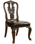 Carved Dining Chair (Set of 2) - Brown D84629
