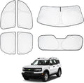 Custom Fit Sun Shade Windshield Sunshade Front Window Shades Rear Windows Cover Full Set 6PCS Pack of 2 S215