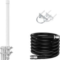 20 Inch Tall Indoor Outdoor LoRa Antenna with Low Loss Cable E34381
