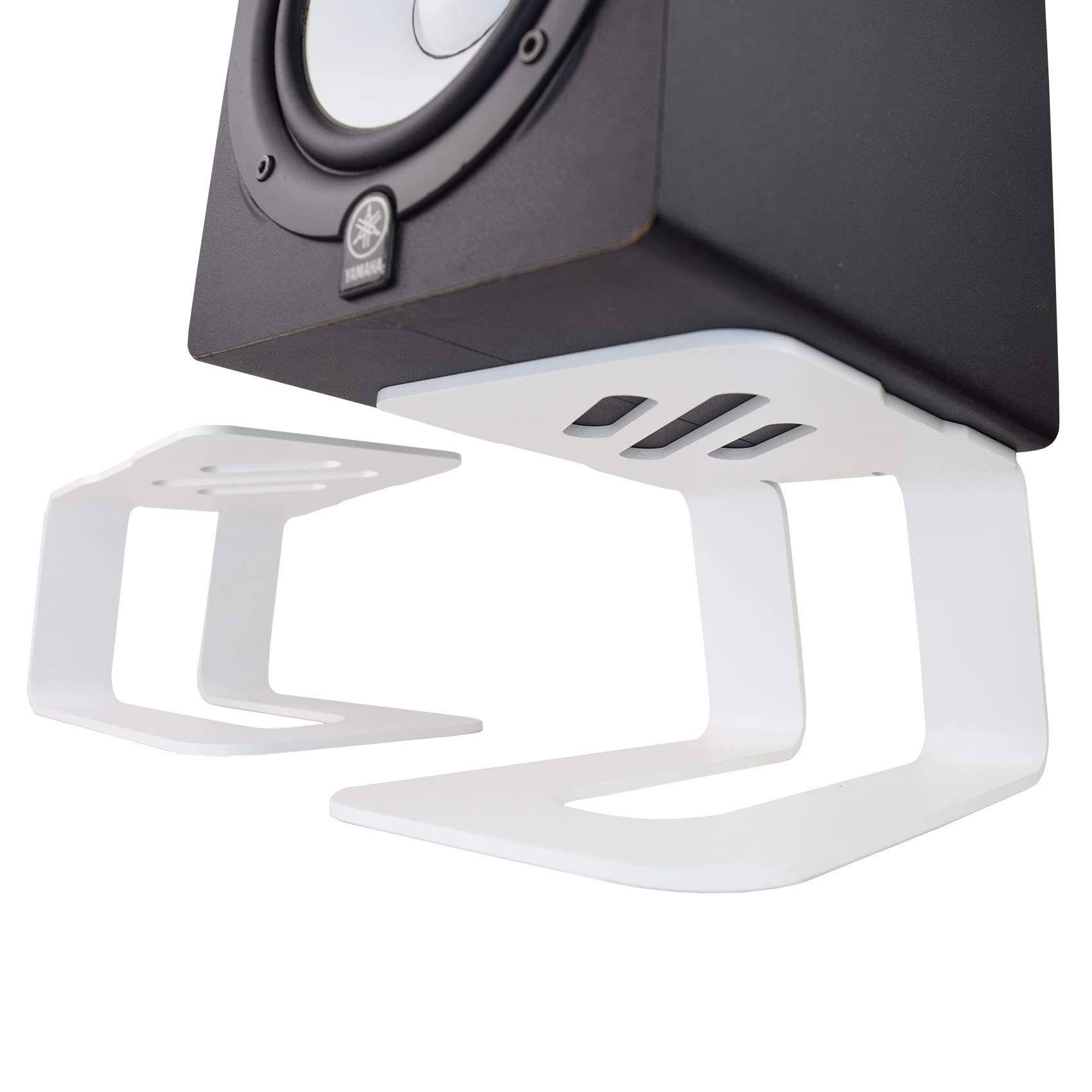 Matte White Studio Monitor Stands Pair N45221