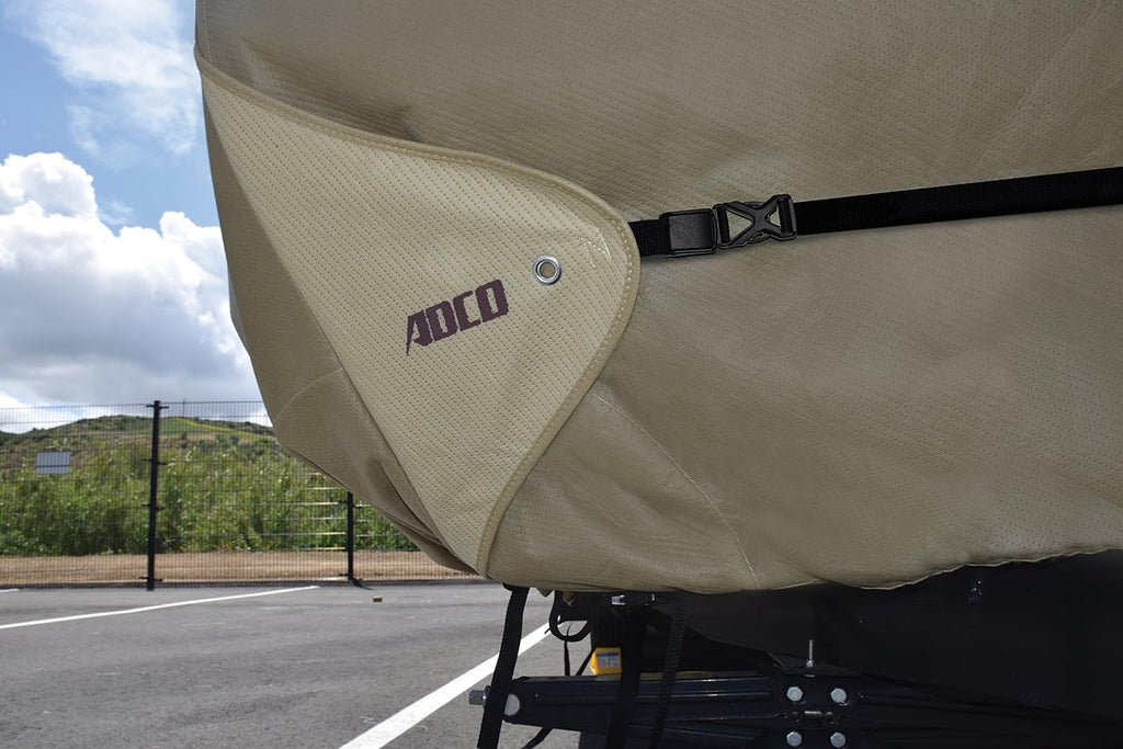 Tan Travel Trailer RV Cover I1821
