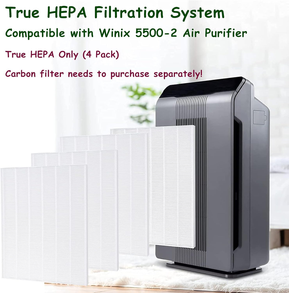 HEPA Replacement Filter 4 Pack Z631473