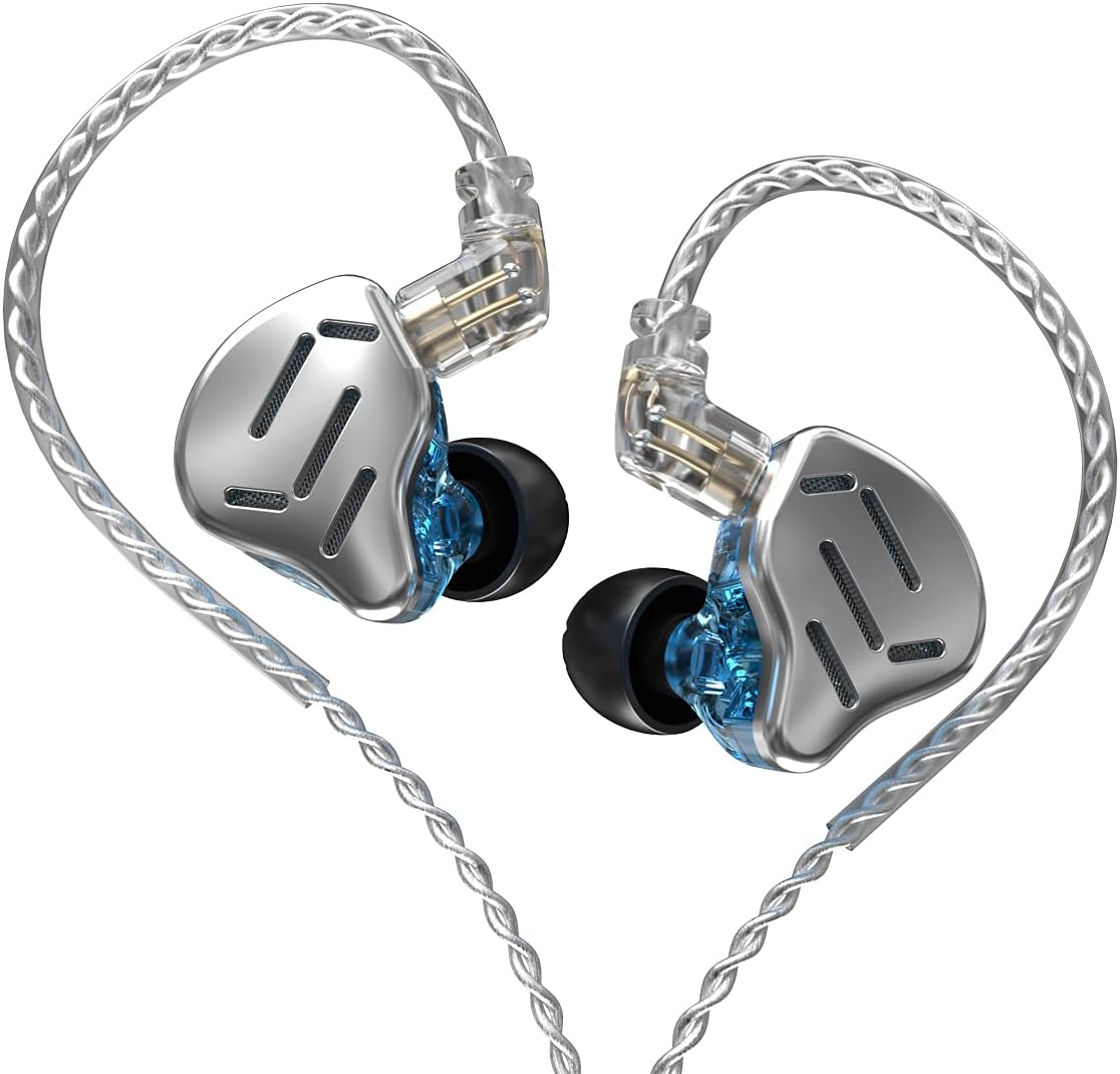 Metal Headset Hybrid 16 Drivers HiFi Bass Earbuds In Ear Monitor Headphones Noise Cancelling Earphones Black X82409