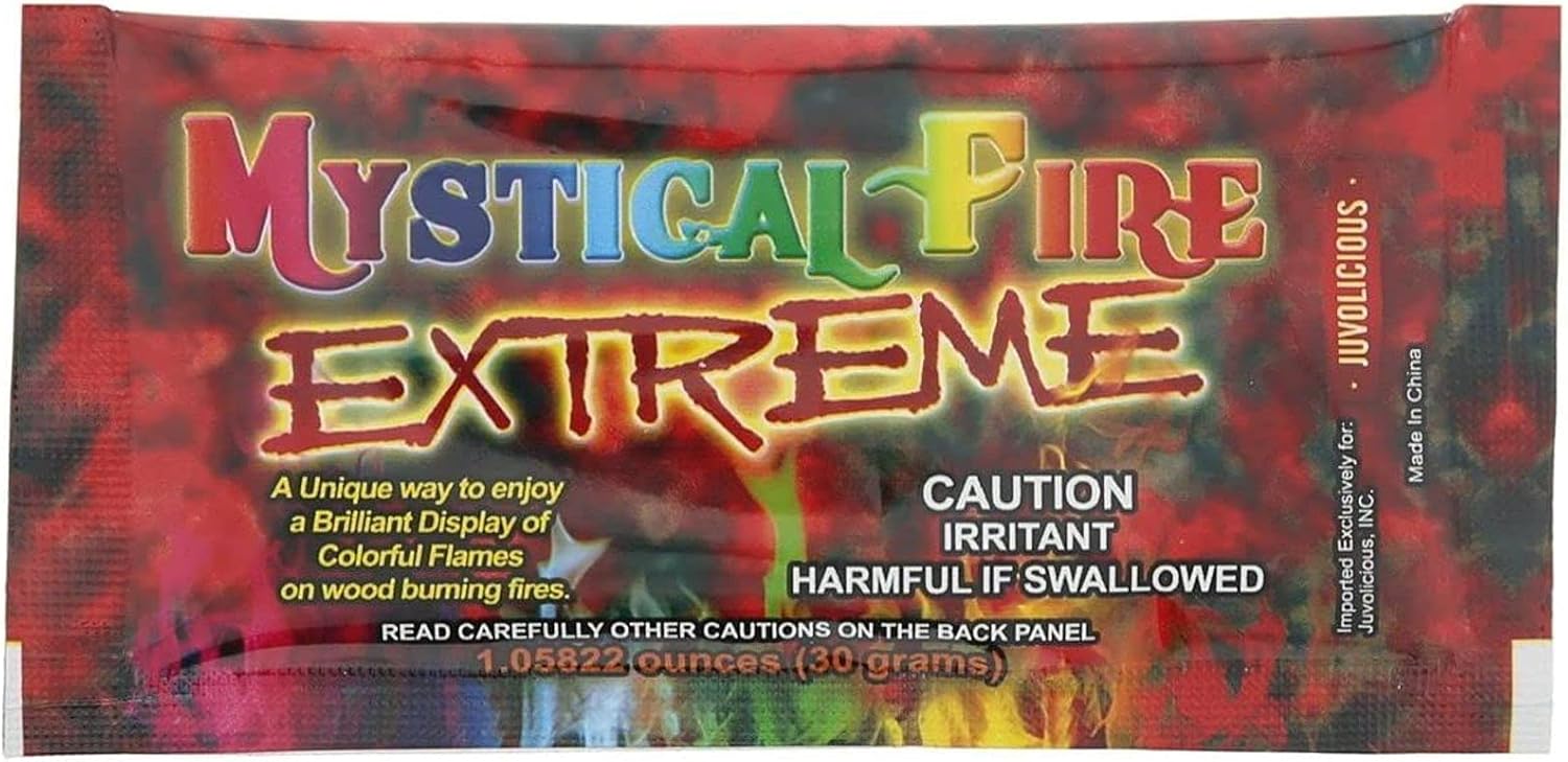 24 Packets Color Changing Flames for Wood Burning Fire Pits R49010