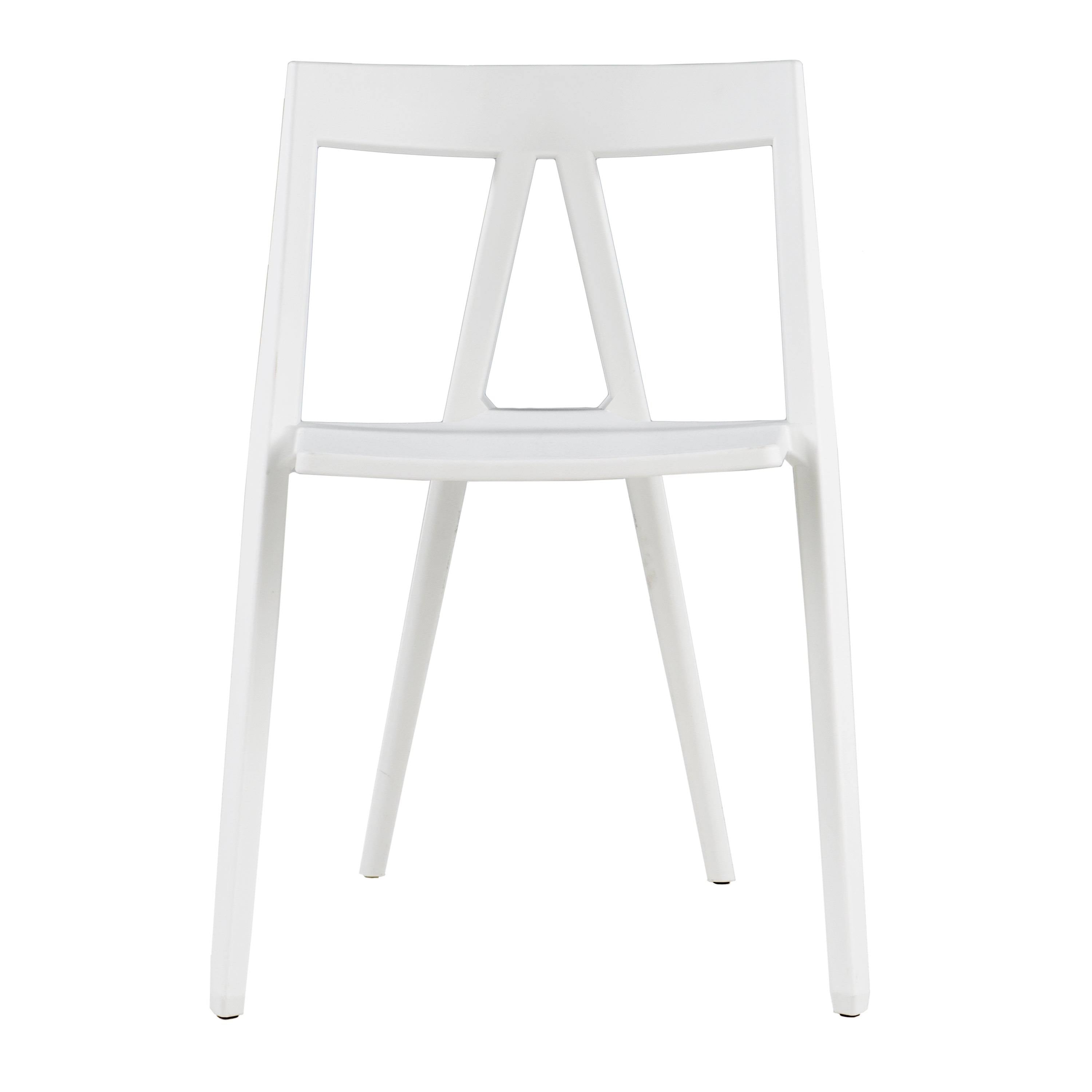 Black Polypropylene Stackable Dining Chair C25487