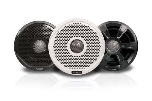 200 Watt 2-Way Speakers with White and Gray Grills T8961
