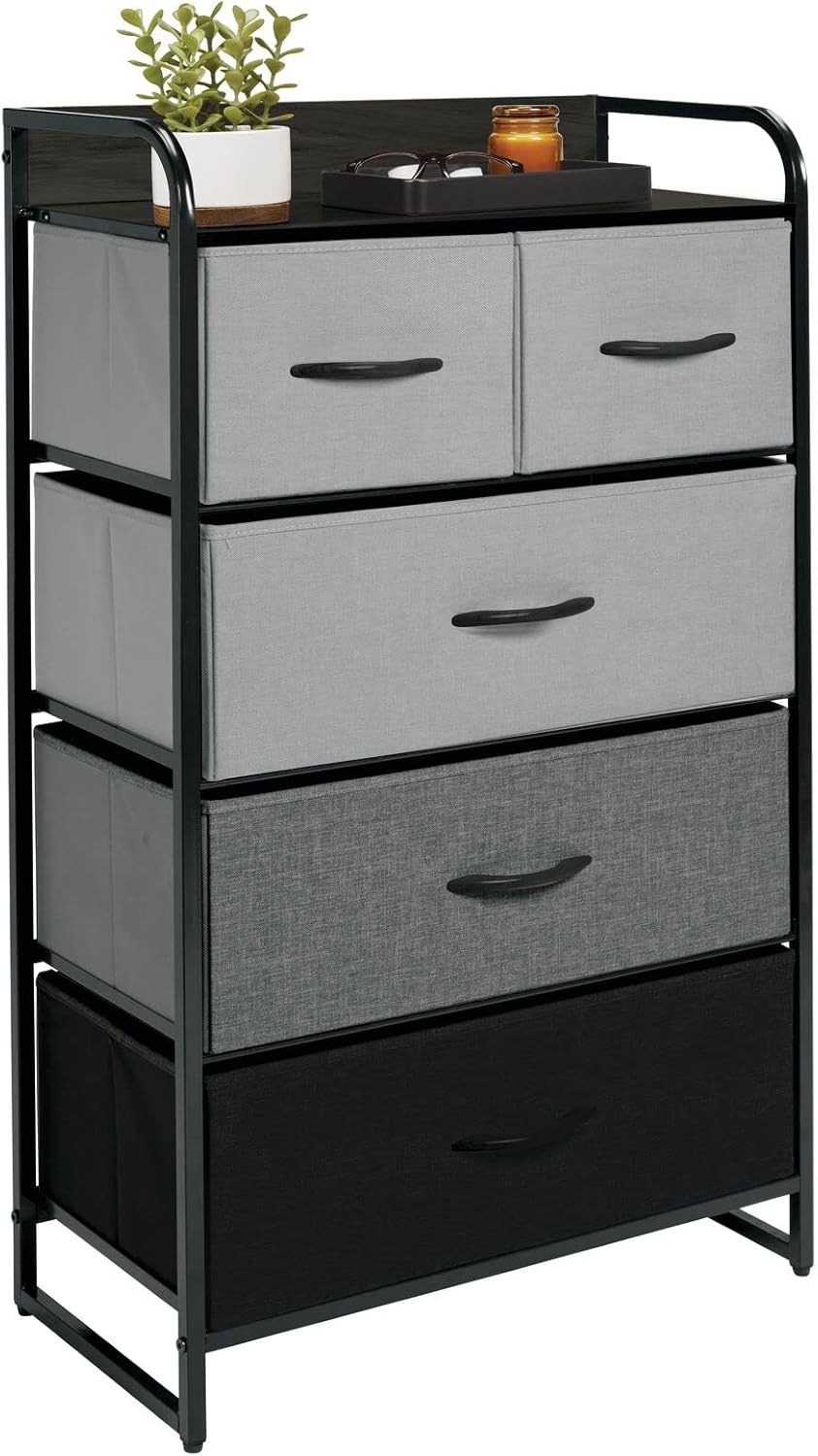 Gray 5 Drawer Dresser W835701