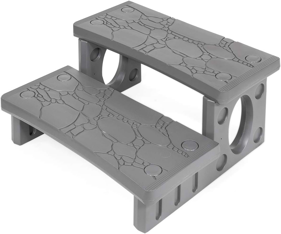 White 2-Step Lightweight Multi Purpose Deck Step S34114