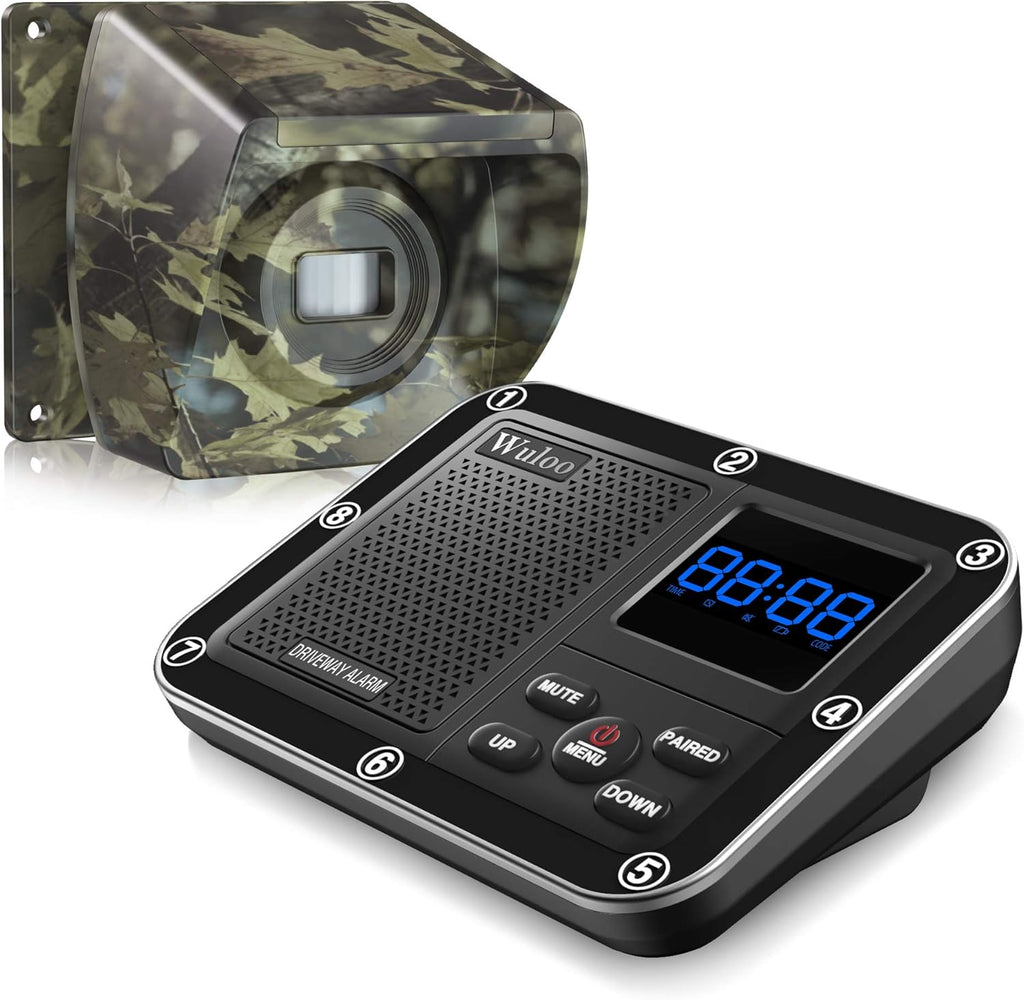 1800 Ft Wireless Outdoor Motion Sensor Driveway Alarm System N545