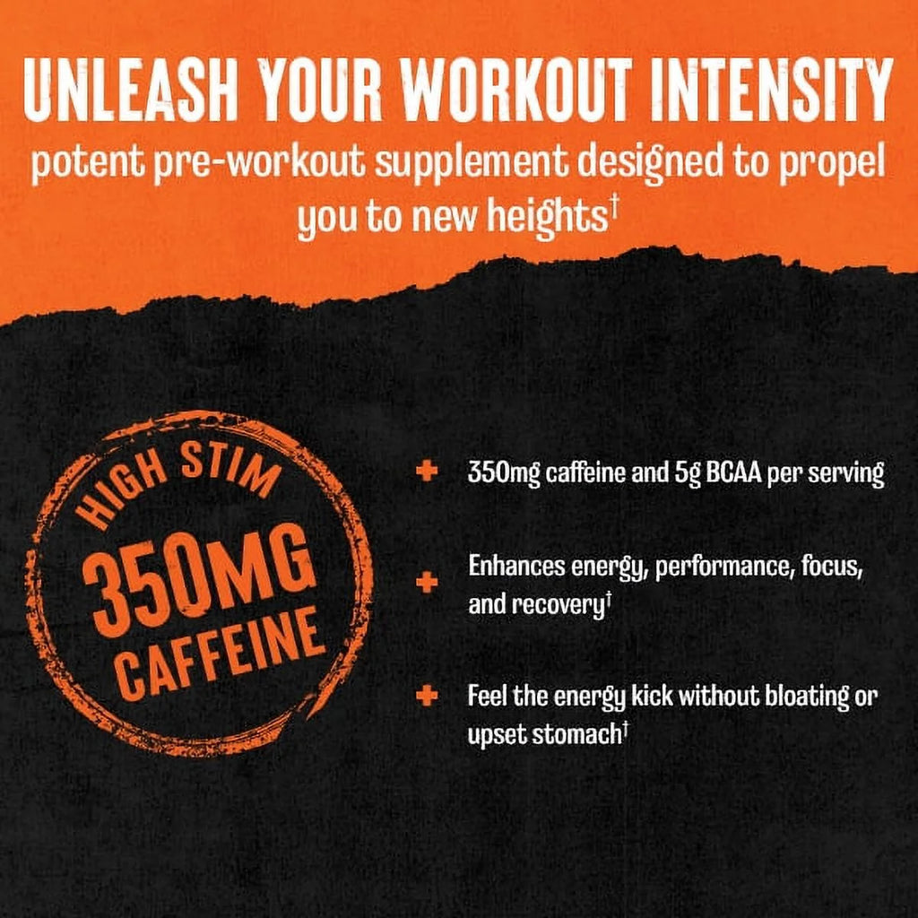 Green Apple Pre Workout Powder Supplement, 30 Servings P256