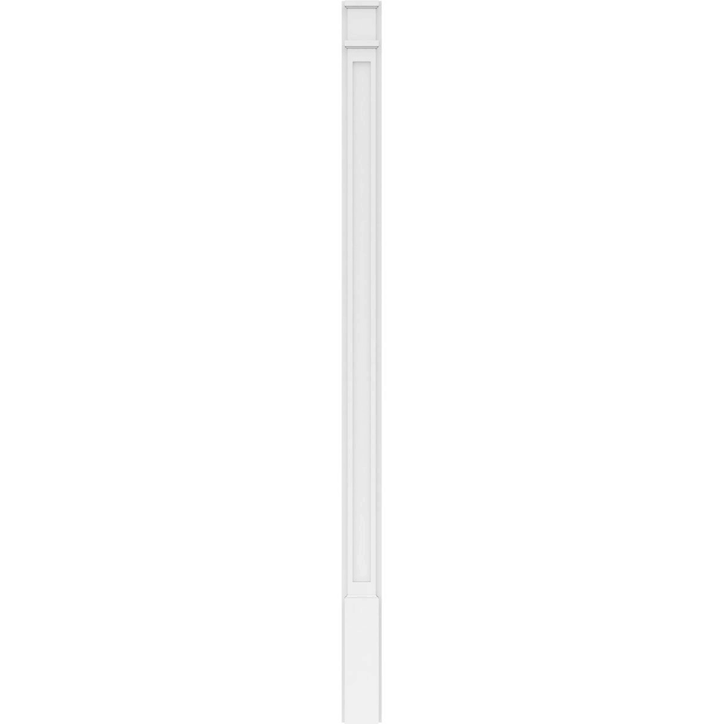Flat Panel PVC Pilaster with Capital and Base (Pair) D10239